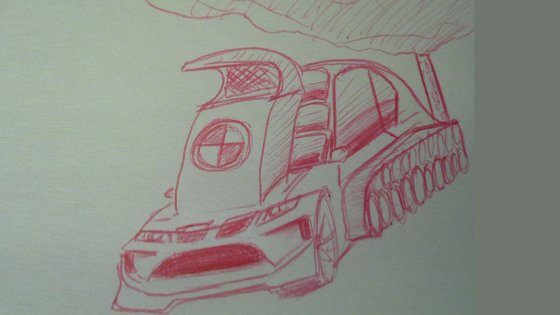 Illustration for article titled BMW Designs A 42-Wheel, 19-Engine Car To Fulfill One Child's Fantasy